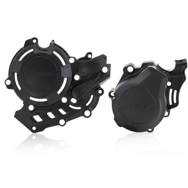 Acerbis X-Power Engine Cover Kit Black - Husqvarna