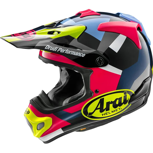 Arai MX-V Block Pink Motocross Helmet