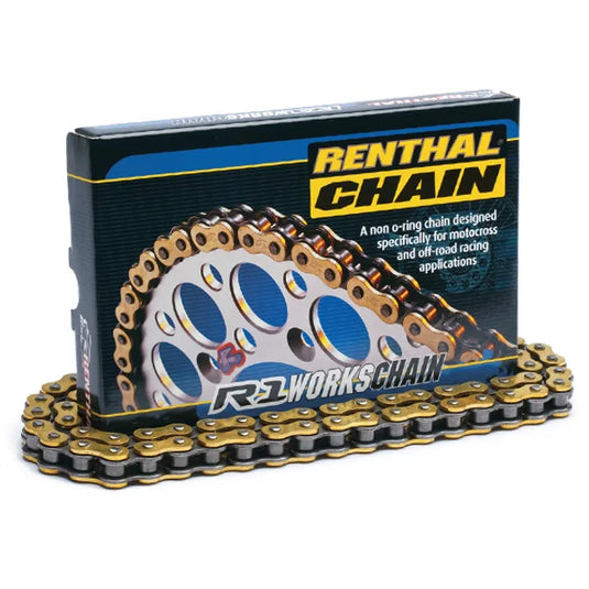 Renthal 520 R1 Works Gold Black Racing Chain 120 Link