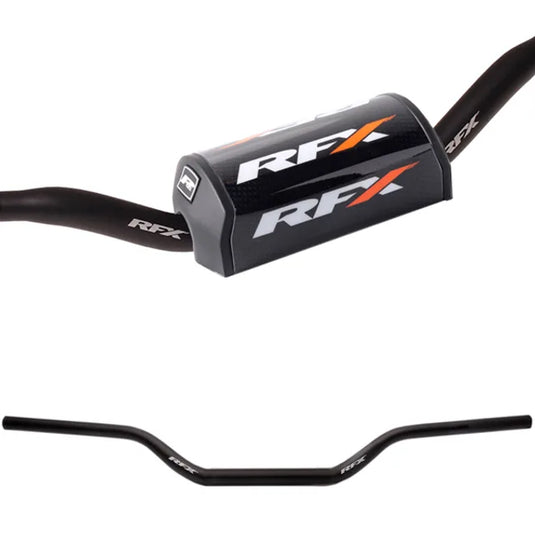 RFX Pro F7 28.6mm Fatbar Black Handlebars - Multiple Bend Options