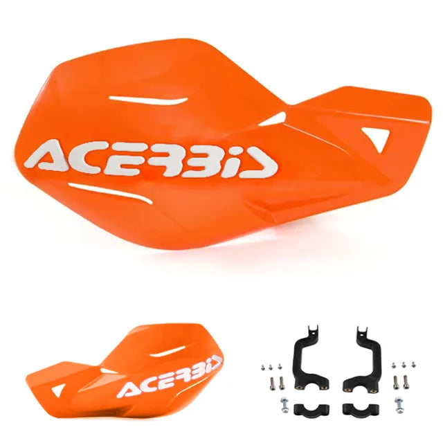 Acerbis Uniko Handguards - Orange White