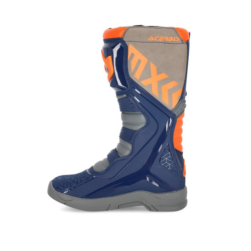 Acerbis X-Team Blue Orange Motocross Boots