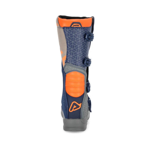 Acerbis X-Team Blue Orange Motocross Boots