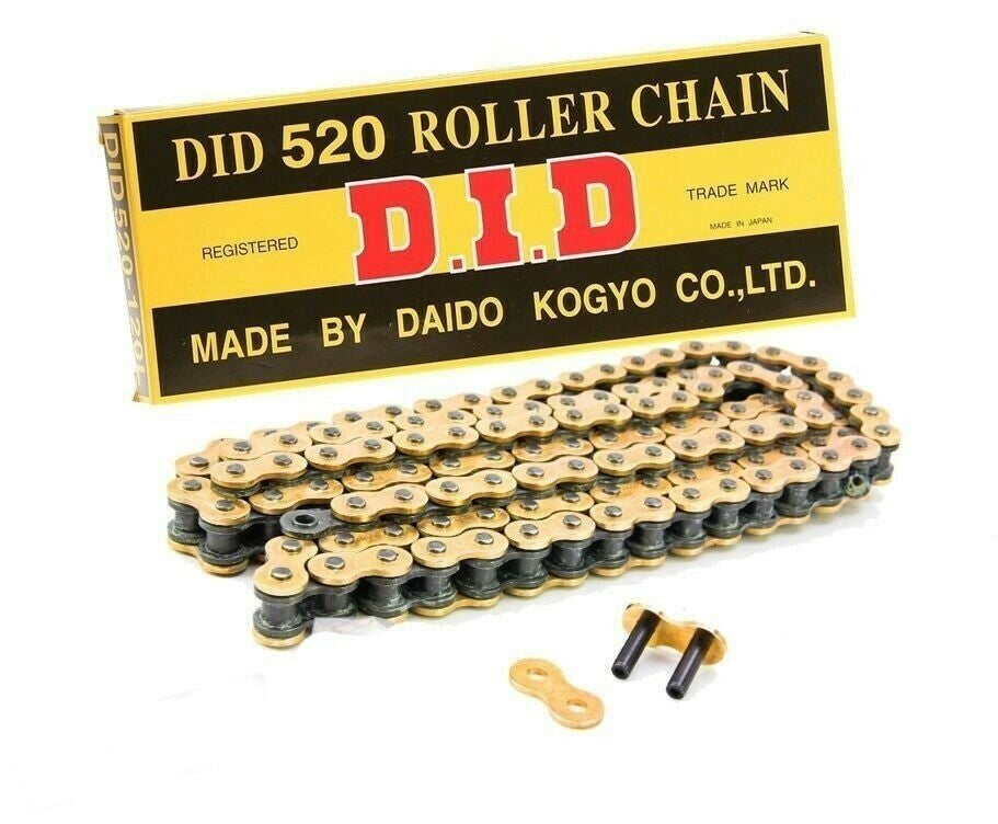 DID 520 D (RJ) Gold Black Chain 120 Link