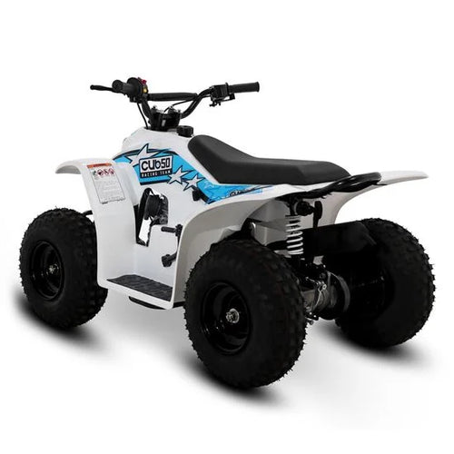 SMC Cub50 50cc Blue Kids Petrol Quad Bike