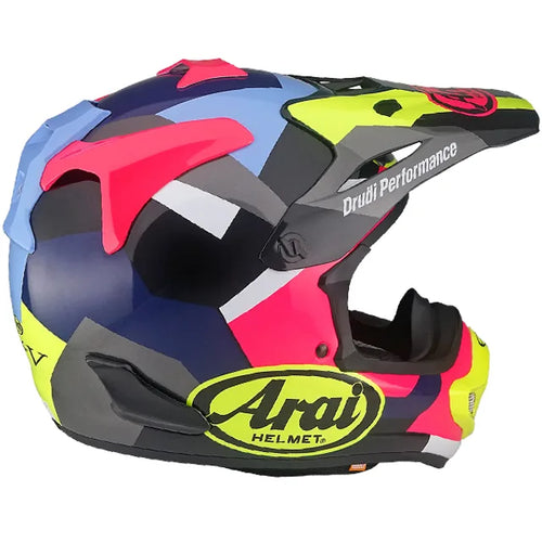 Arai MX-V Block Pink Motocross Helmet