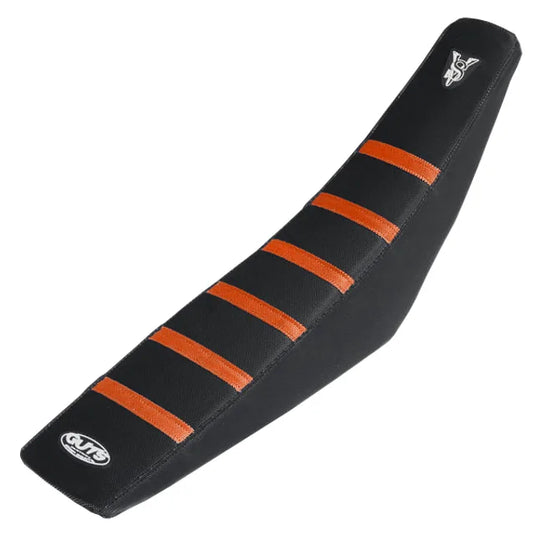 GUTS Black Orange Ribbed Seat Cover - KTM