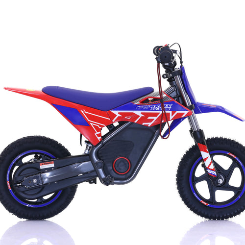 RFN 12" Warrior SX-E400 250W Kids Electric Balance Dirt Bike - Blue Red