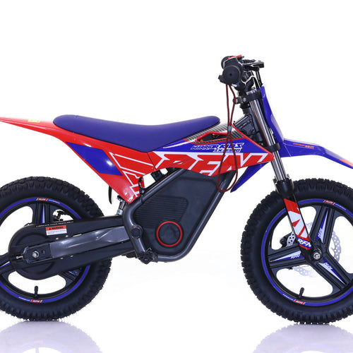 RFN 14" Warrior SX-E500 350W Kids Electric Balance Dirt Bike - Blue Red