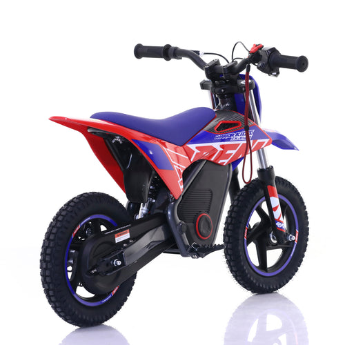 RFN 12" Warrior SX-E400 250W Kids Electric Balance Dirt Bike - Blue Red