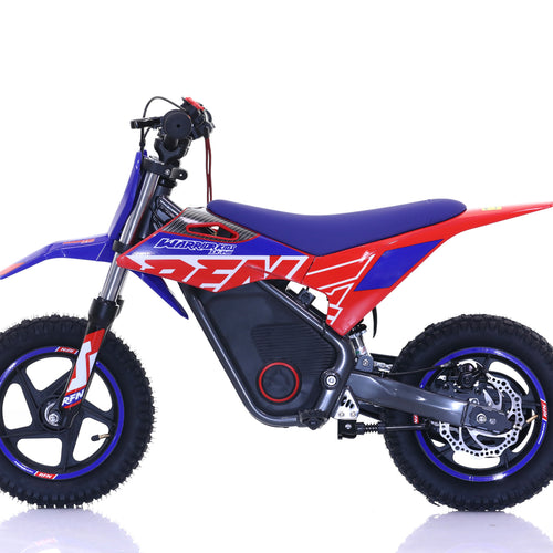 RFN 12" Warrior SX-E400 250W Kids Electric Balance Dirt Bike - Blue Red