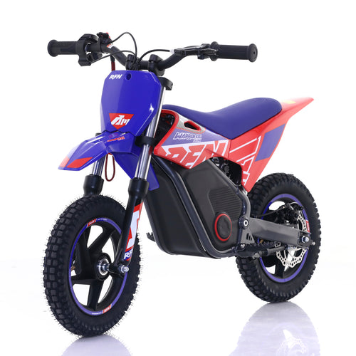 RFN 12" Warrior SX-E400 250W Kids Electric Balance Dirt Bike - Blue Red