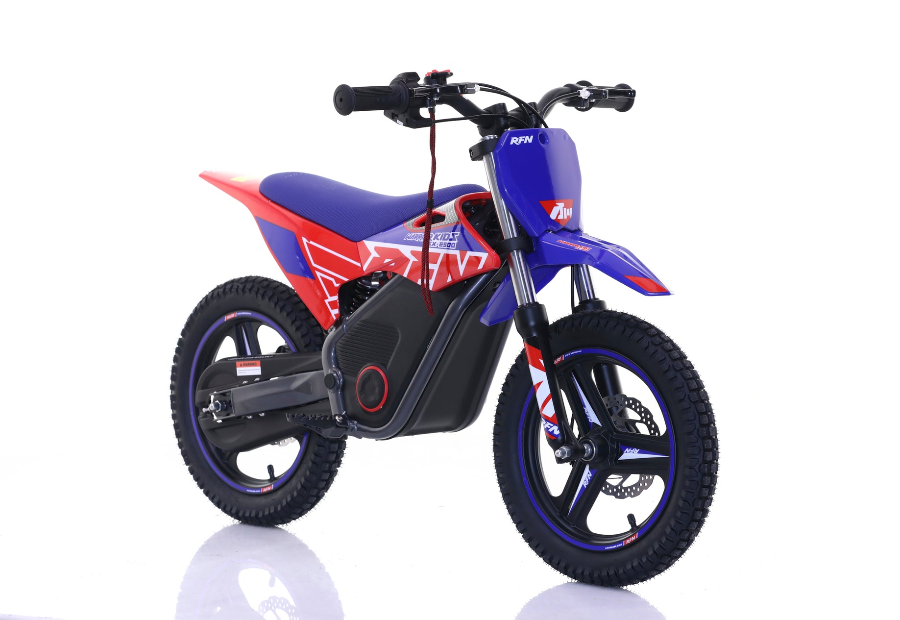 RFN 14" Warrior SX-E500 350W Kids Electric Balance Dirt Bike - Blue Red