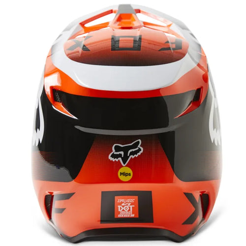 FOX Racing V1 Leed Fluo Orange Motocross Helmet