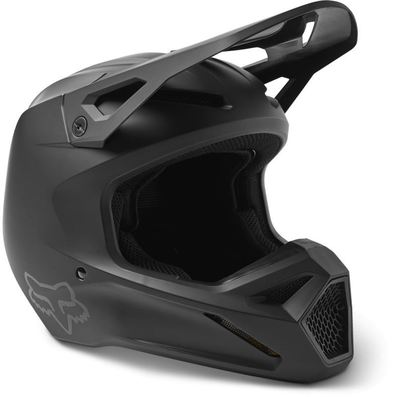 FOX Racing V1 Matte Black Kids Motocross Helmet