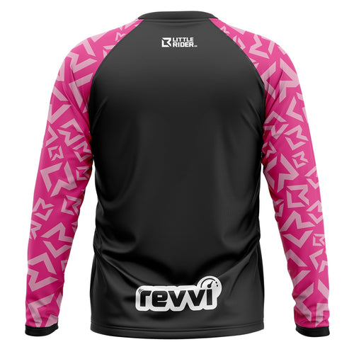 Revvi Kids Riding Jersey - Pink