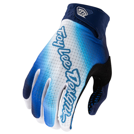 Troy Lee Designs Air Blurr Blue Adult Motocross Gloves