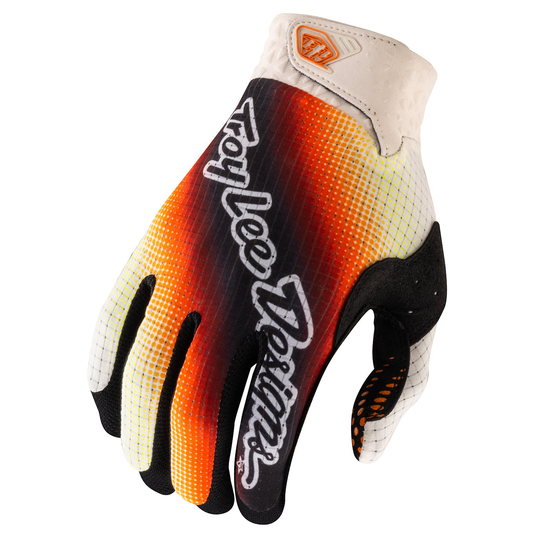 Troy Lee Designs Air Blurr Yellow Adult Motocross Gloves