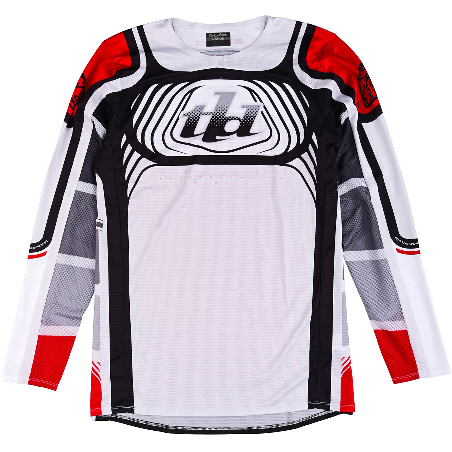 Troy Lee Designs SE PRO Wavez Off White Red Jersey