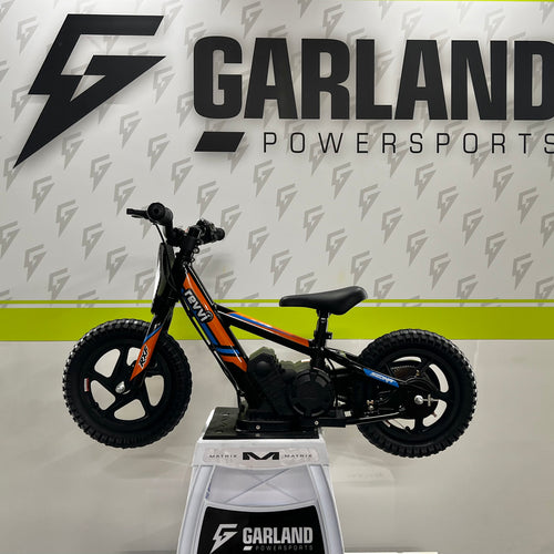 Revvi 12" 100W Electric Balance Bike - Orange