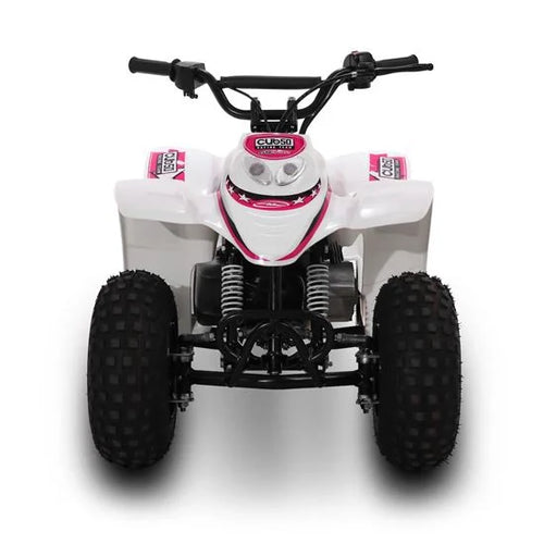 SMC Cub50 50cc Pink Kids Petrol Quad Bike