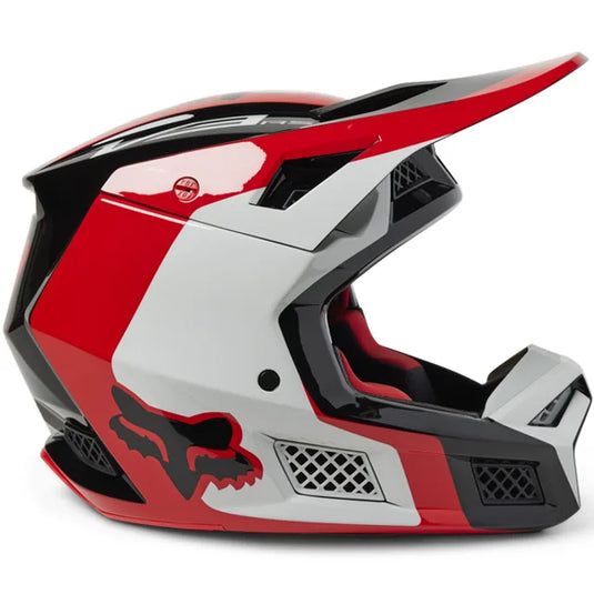 FOX Racing MX23 V3 RS Efekt Fluo Red Motocross Helmet