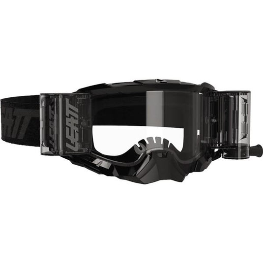 Leatt Velocity 5.5 Roll-Off Black Clear Lens Motocross Goggles