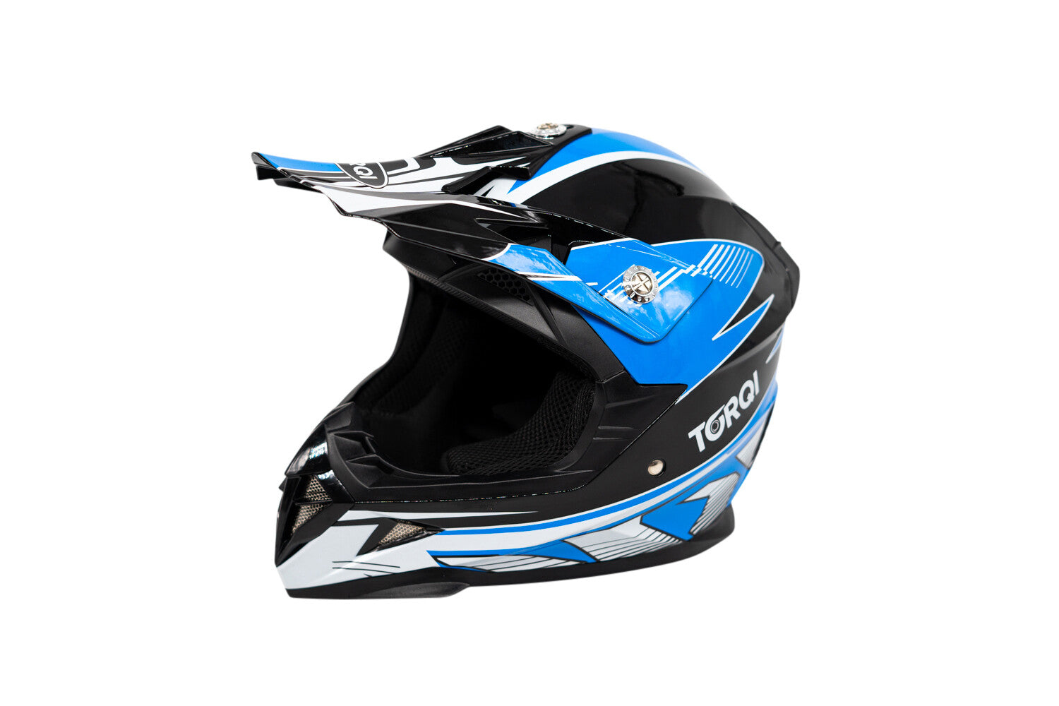 Torqi MX Style Kids Helmet - Blue