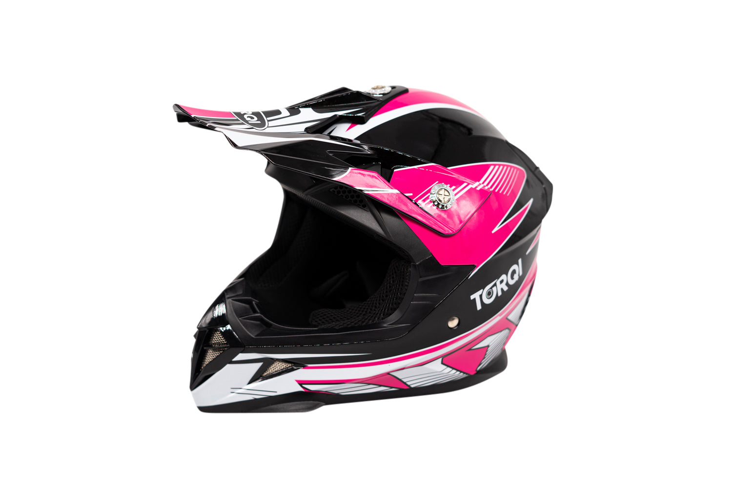 Torqi MX Style Kids Helmet - Pink