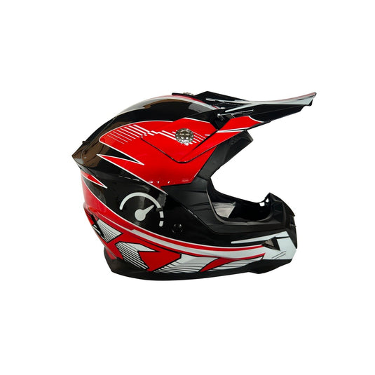 Revvi MX Style Kids Helmet - Red