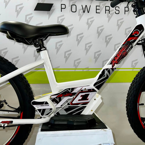 Amped A20 300W Electric Balance Bike - White