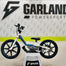 Amped A16 180W Electric Balance Bike - White Blue Custom