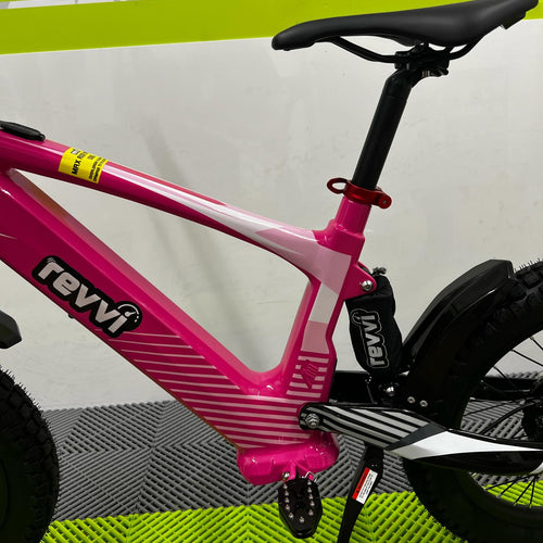 Revvi 18" 500W Electric Bike - Pink