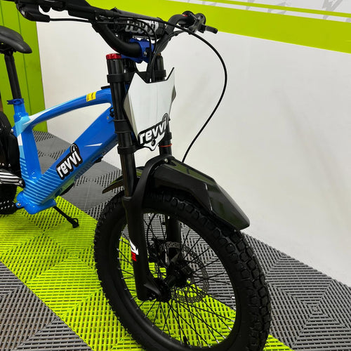 Revvi 20" 800W Electric Bike - Blue