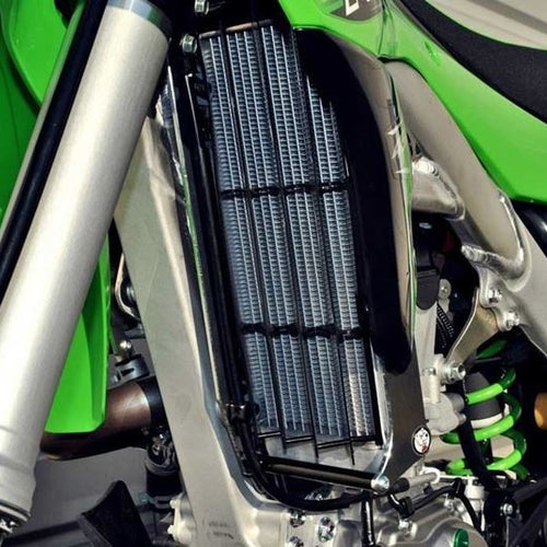 AXP Radiator Braces (Black) Kawasaki