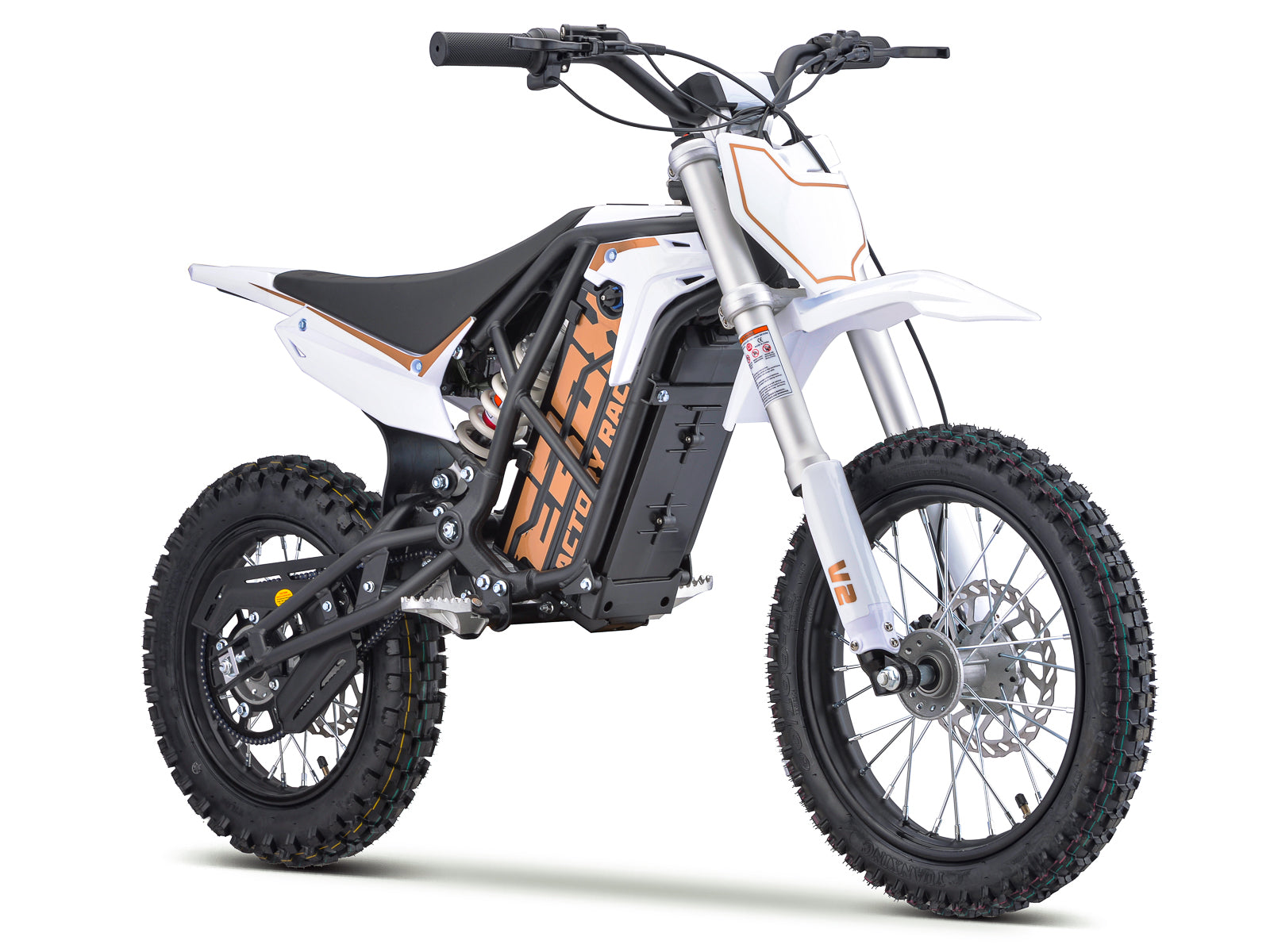 EBOX 2 V2 2.0KW White Electric Offroad Minibike - PRE-ORDER