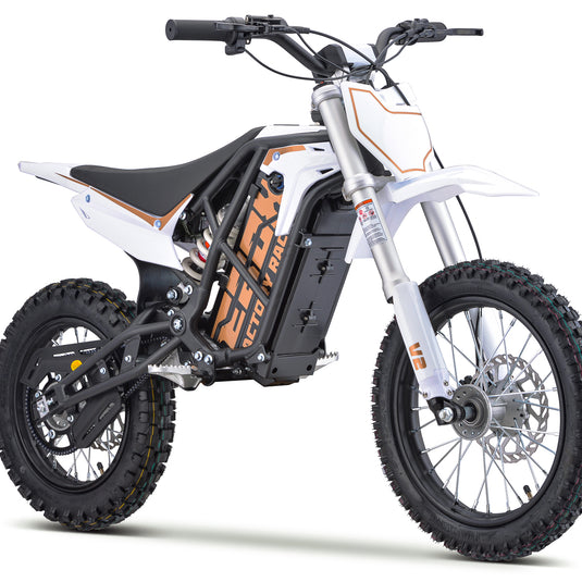 EBOX 2 V2 2.0KW White Electric Offroad Minibike - PRE-ORDER