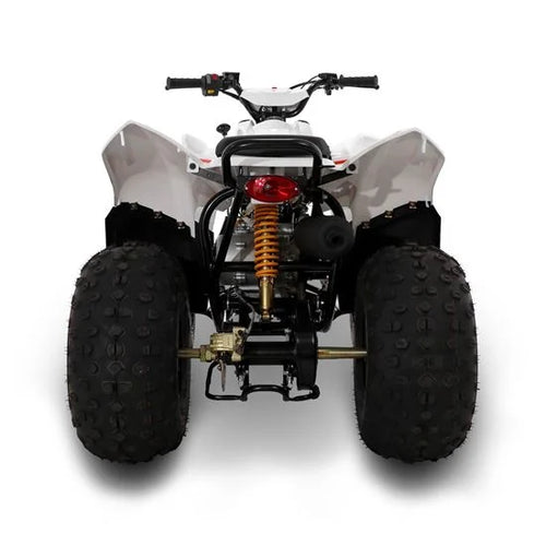 SMC Hornet100 100cc White Kids Petrol Quad Bike