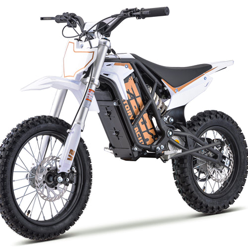 EBOX 2 V2 2.0KW White Electric Offroad Minibike - PRE-ORDER