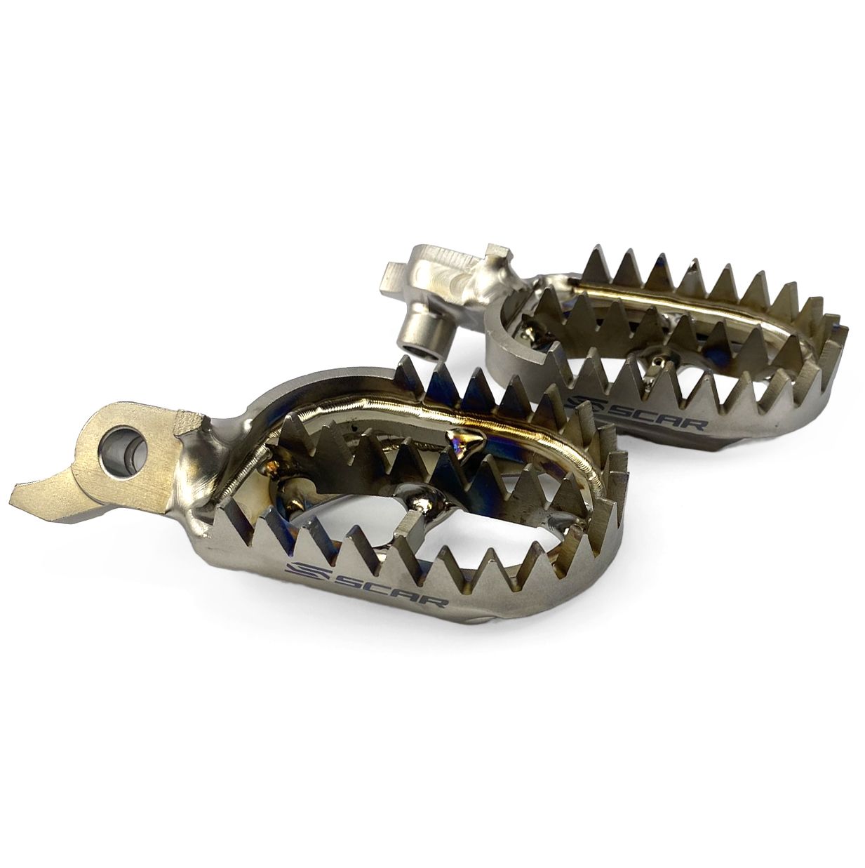 Scar Titanium Footpegs - Yamaha