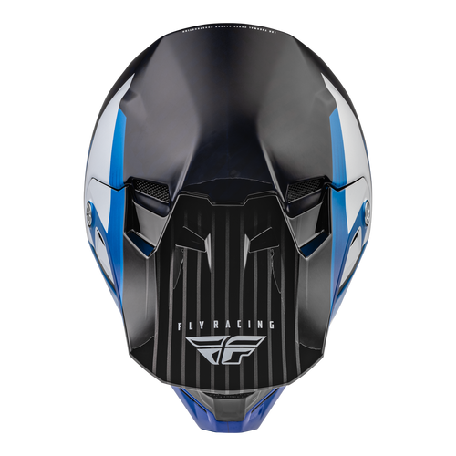 Fly Racing 2023 Formula Carbon Prime Blue White Blue Carbon Motocross Helmet