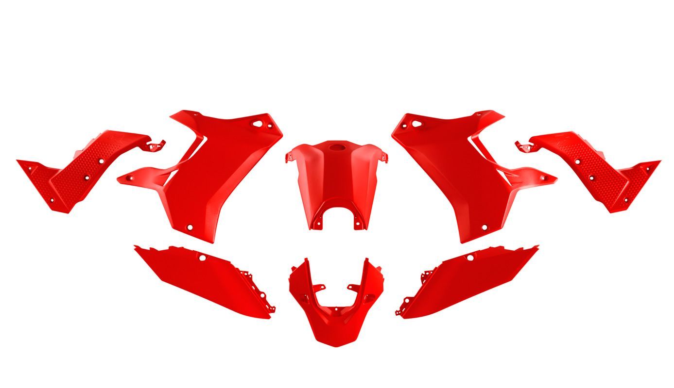 Rtech T7 Revolution Plastics Kit Red Yamaha Tenere 700 2019-2024