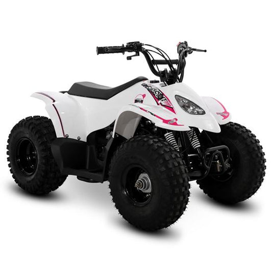 SMC Scout90 90cc Pink Kids Petrol Quad Bike