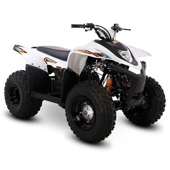 SMC Hornet100 100cc White Kids Petrol Quad Bike