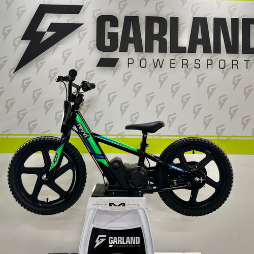 Revvi 16" 250W Electric Balance Bike - Green