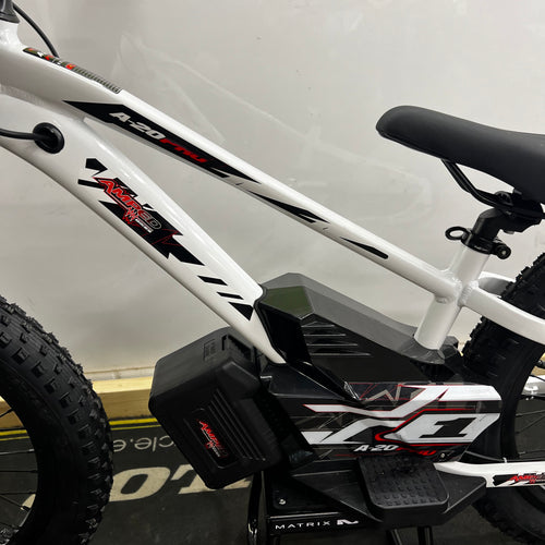 Amped A20 Pro 800W Electric Balance Bike - White