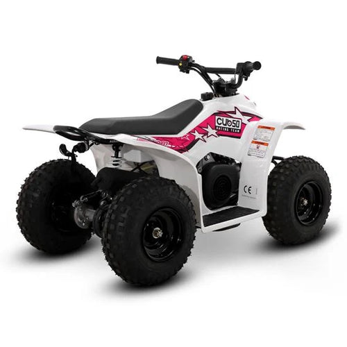 SMC Cub50 50cc Pink Kids Petrol Quad Bike