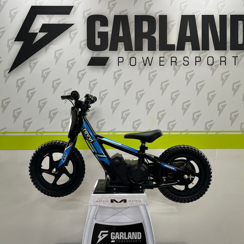 Revvi 12" 100W Electric Balance Bike - Blue