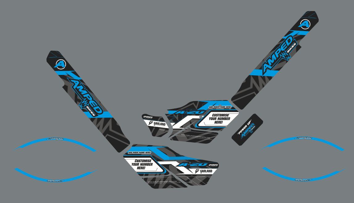 Amped A20 Semi Custom Graphic Set