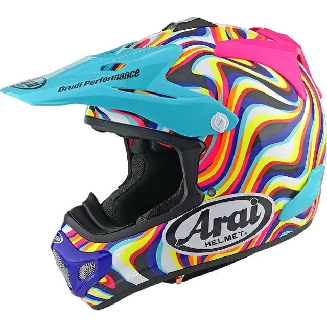 Arai MX-V EVO Stream Pink Motocross Helmet